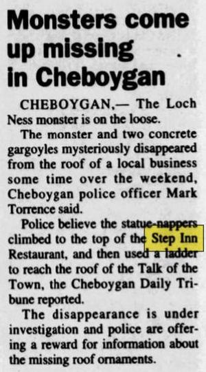 Step Inn - June 2000 Monster Theft